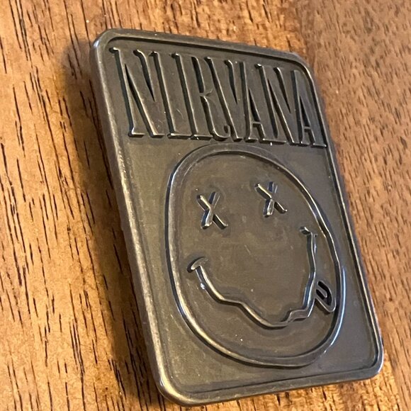 NIRVANA Logo Belt Buckle 2007 Collectible - Picture 3 of 7